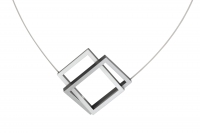 Aluminium Necklace Black