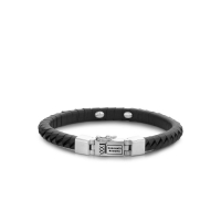 Komang Small Leather Black Armband