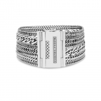 Multi Chain Nathalie Bracelet Silver