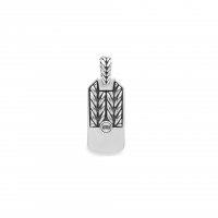  Barbara Tag Pendant Silver