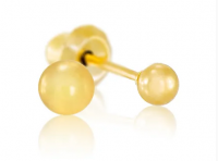 3mm bol 14k goud